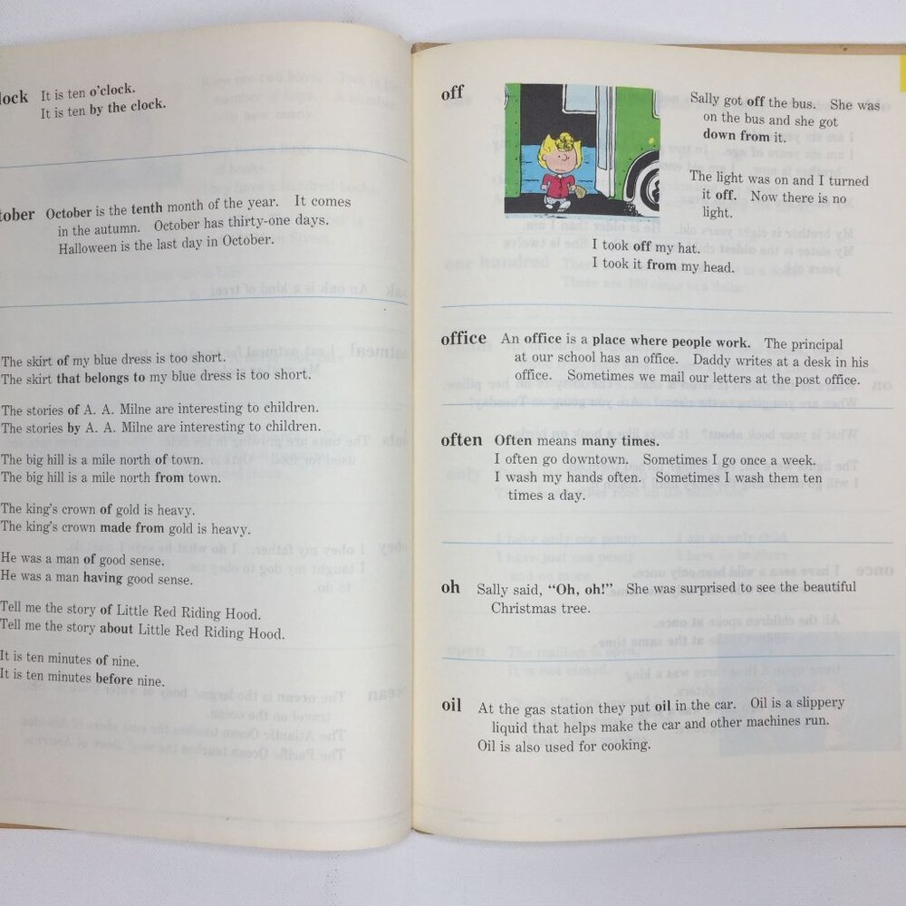 Vintage 1973 Peanuts The Charlie Brown Dictionary Incomplete Set Volumes 1-5 & 7 - Picture 16 of 16